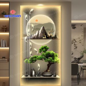 Alternative view of Tranh 3D Decan đẹp, tạo chiều sâu và điểm nhấn cho không gian