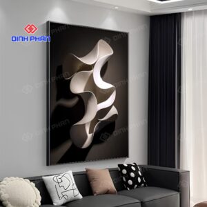 Đinh Phan 104 Tranh trừu tượng phong cách hiện đại đẹp, tạo điểm nhấn cho không gia