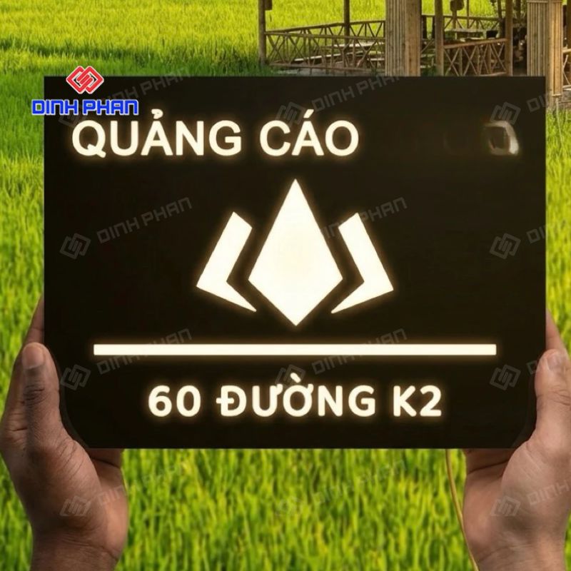 Biển số nhà có đèn hiện đại, dễ nhận diện vào ban đêm 3 Biển số nhà có đèn hiện đại, dễ nhận diện vào ban đêm